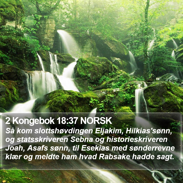 2 Kongebok 18:37 NORSK Bible Study