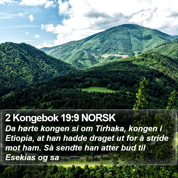 2 Kongebok 19:9 NORSK Bible Study