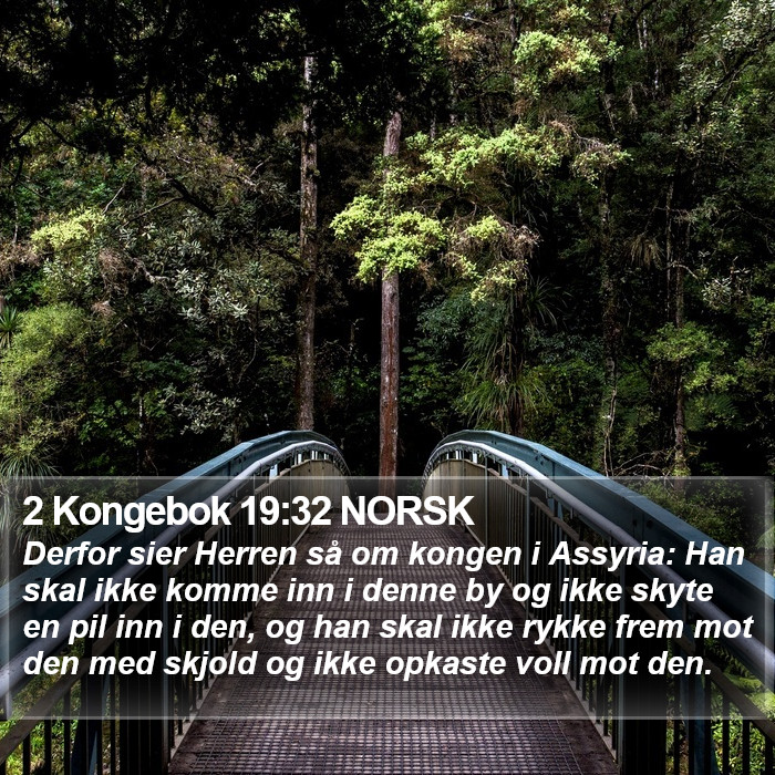 2 Kongebok 19:32 NORSK Bible Study