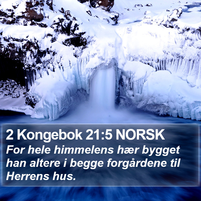 2 Kongebok 21:5 NORSK Bible Study