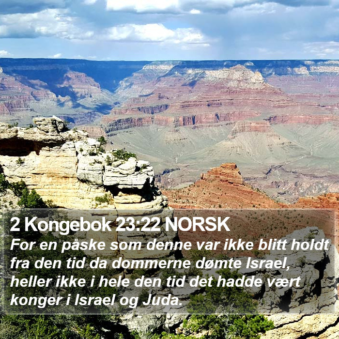 2 Kongebok 23:22 NORSK Bible Study