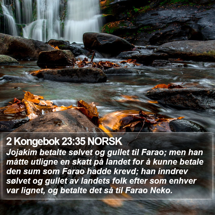 2 Kongebok 23:35 NORSK Bible Study