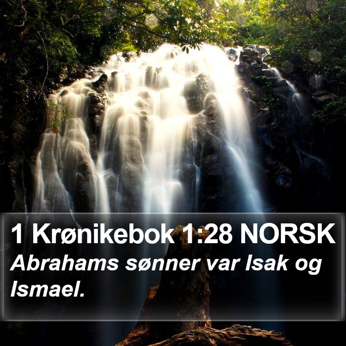 1 Krønikebok 1:28 NORSK Bible Study