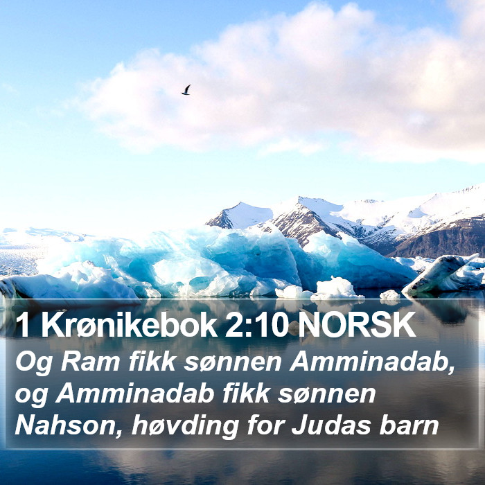 1 Krønikebok 2:10 NORSK Bible Study