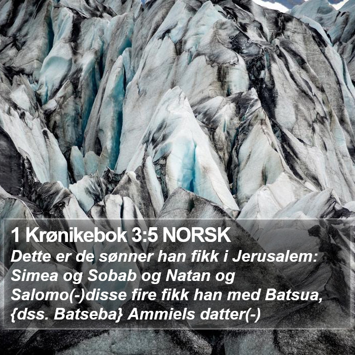 1 Krønikebok 3:5 NORSK Bible Study