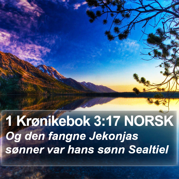 1 Krønikebok 3:17 NORSK Bible Study