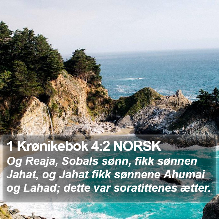 1 Krønikebok 4:2 NORSK Bible Study
