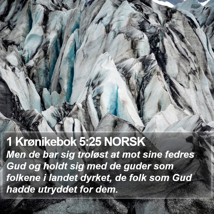 1 Krønikebok 5:25 NORSK Bible Study