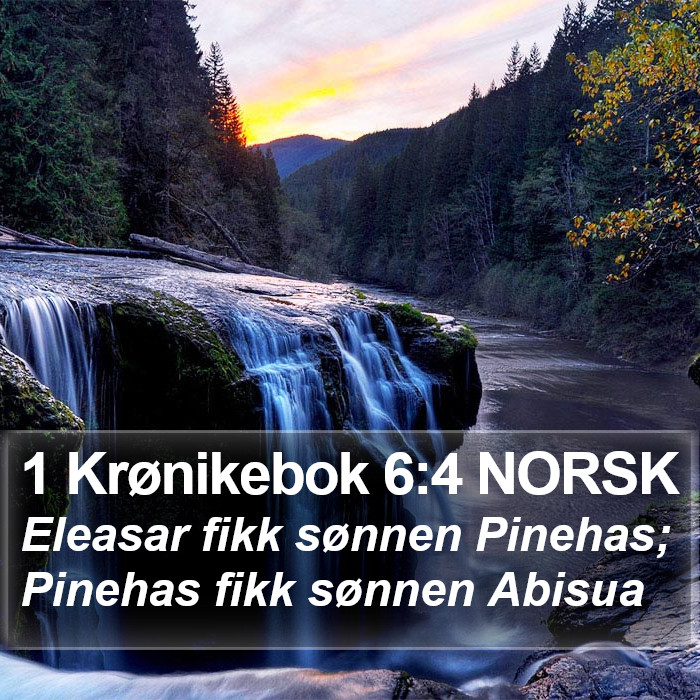 1 Krønikebok 6:4 NORSK Bible Study
