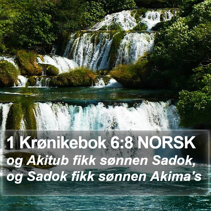 1 Krønikebok 6:8 NORSK Bible Study