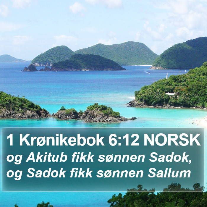 1 Krønikebok 6:12 NORSK Bible Study