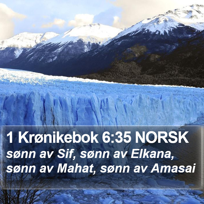 1 Krønikebok 6:35 NORSK Bible Study