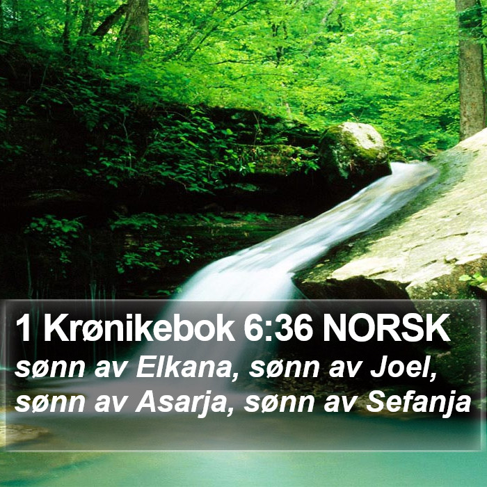 1 Krønikebok 6:36 NORSK Bible Study