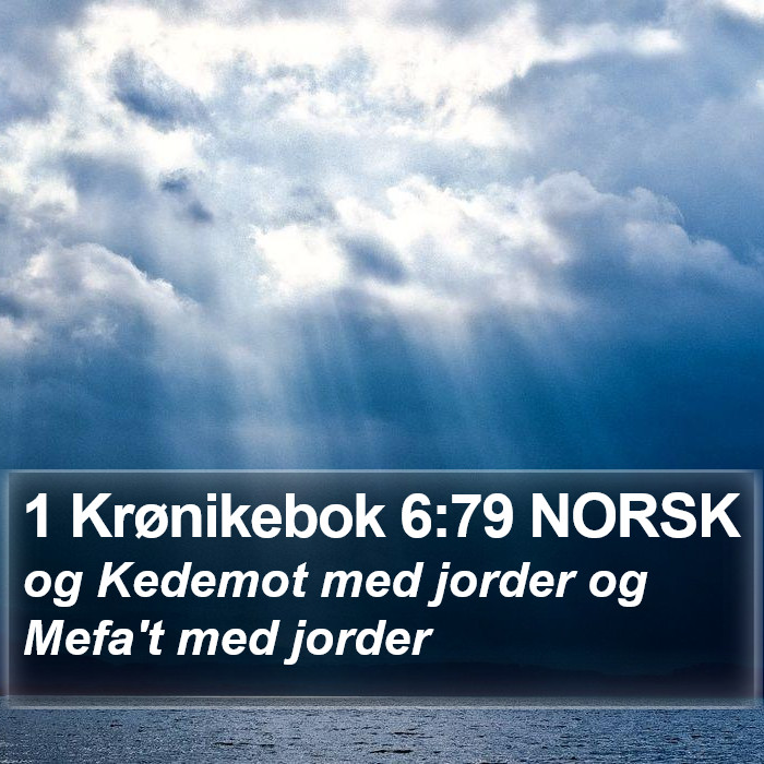1 Krønikebok 6:79 NORSK Bible Study