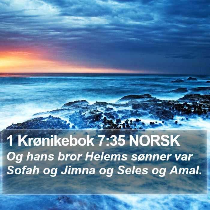 1 Krønikebok 7:35 NORSK Bible Study