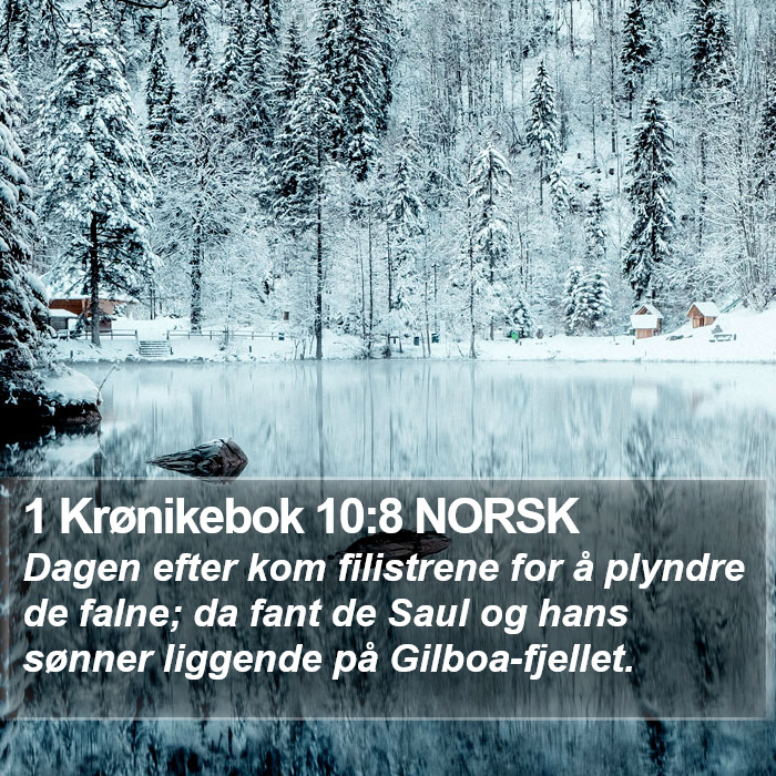 1 Krønikebok 10:8 NORSK Bible Study