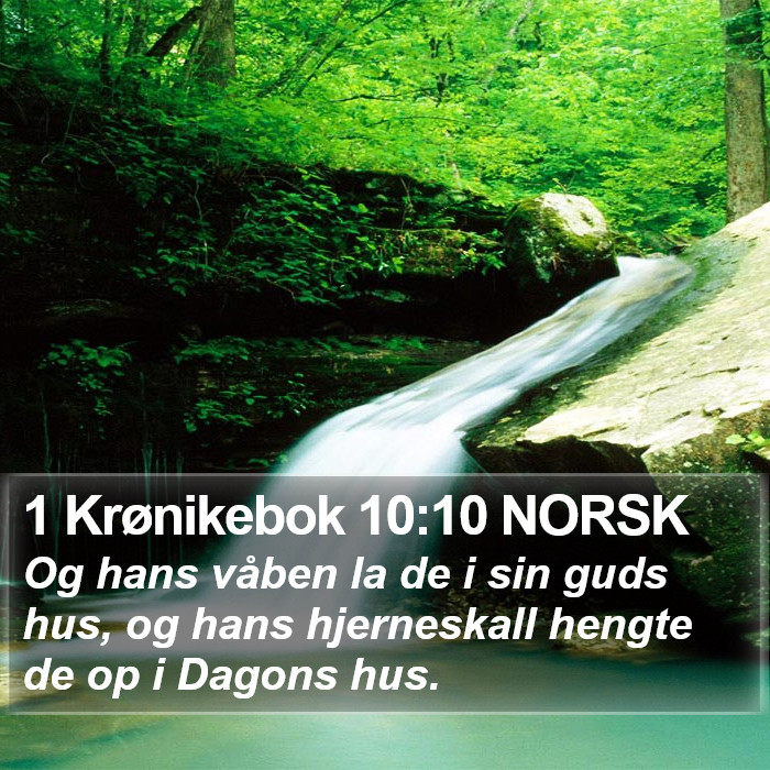 1 Krønikebok 10:10 NORSK Bible Study