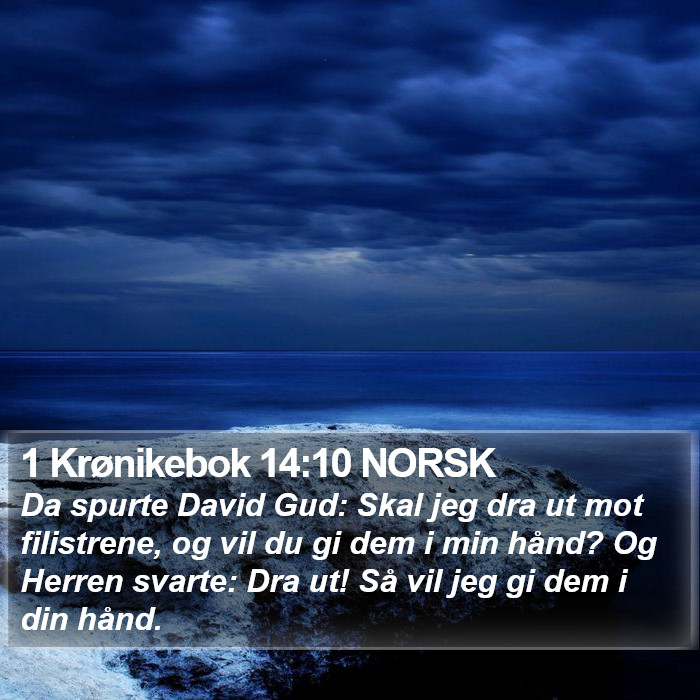 1 Krønikebok 14:10 NORSK Bible Study