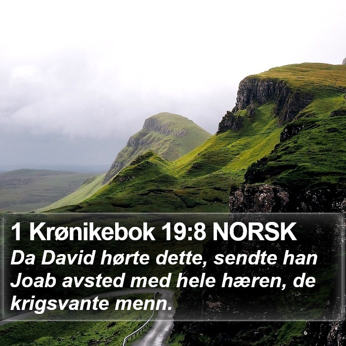 1 Krønikebok 19:8 NORSK Bible Study