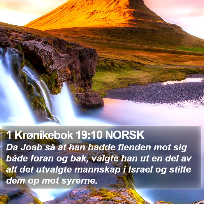 1 Krønikebok 19:10 NORSK Bible Study