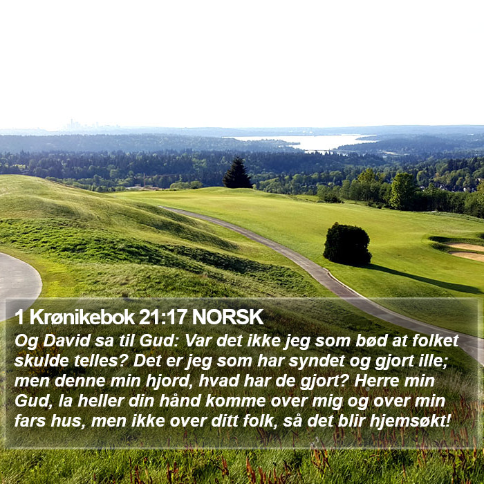 1 Krønikebok 21:17 NORSK Bible Study
