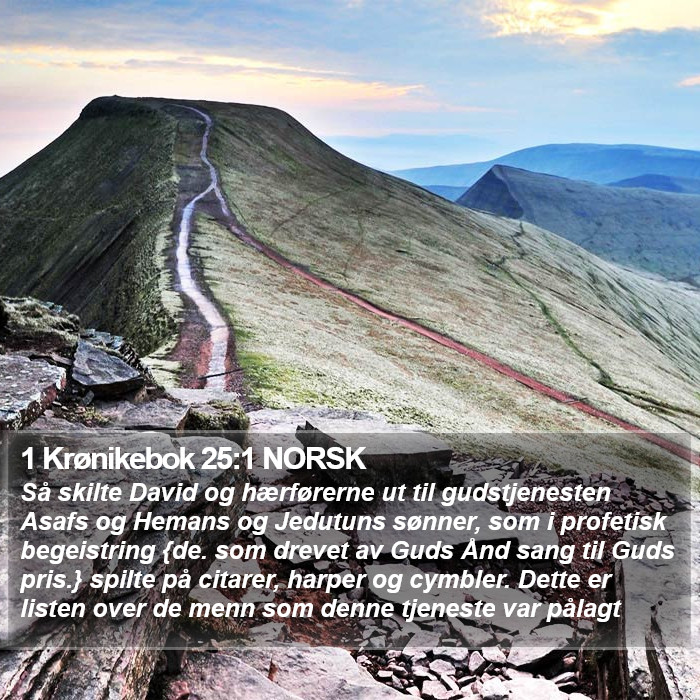 1 Krønikebok 25:1 NORSK Bible Study