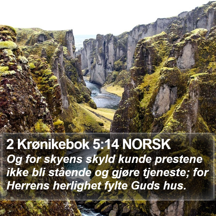 2 Krønikebok 5:14 NORSK Bible Study