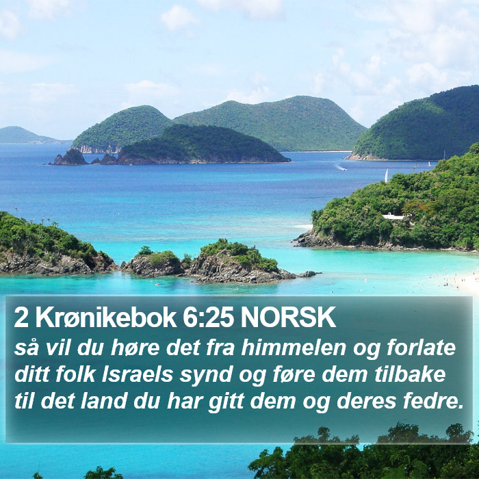 2 Krønikebok 6:25 NORSK Bible Study