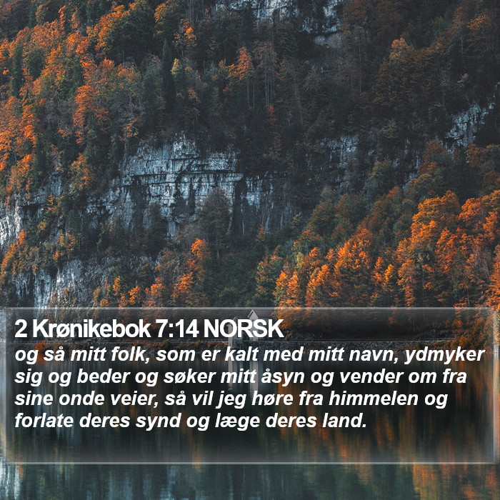 2 Krønikebok 7:14 NORSK Bible Study