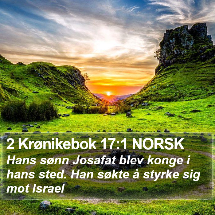 2 Krønikebok 17:1 NORSK Bible Study