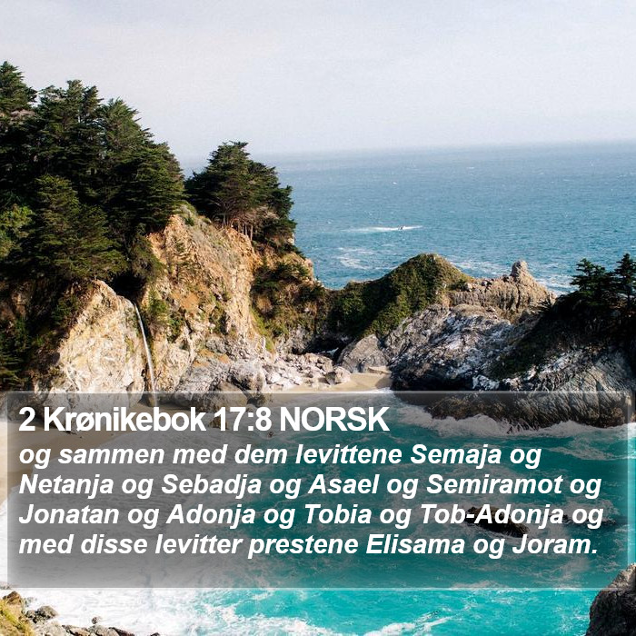 2 Krønikebok 17:8 NORSK Bible Study