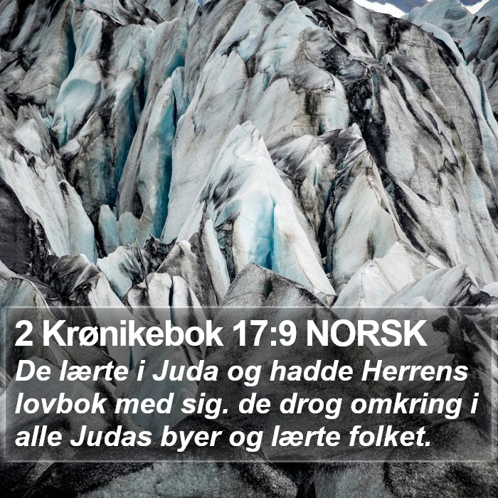 2 Krønikebok 17:9 NORSK Bible Study