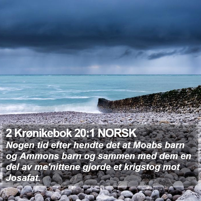 2 Krønikebok 20:1 NORSK Bible Study