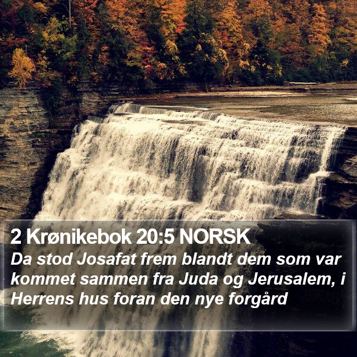 2 Krønikebok 20:5 NORSK Bible Study