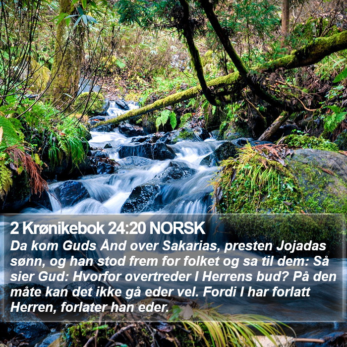 2 Krønikebok 24:20 NORSK Bible Study
