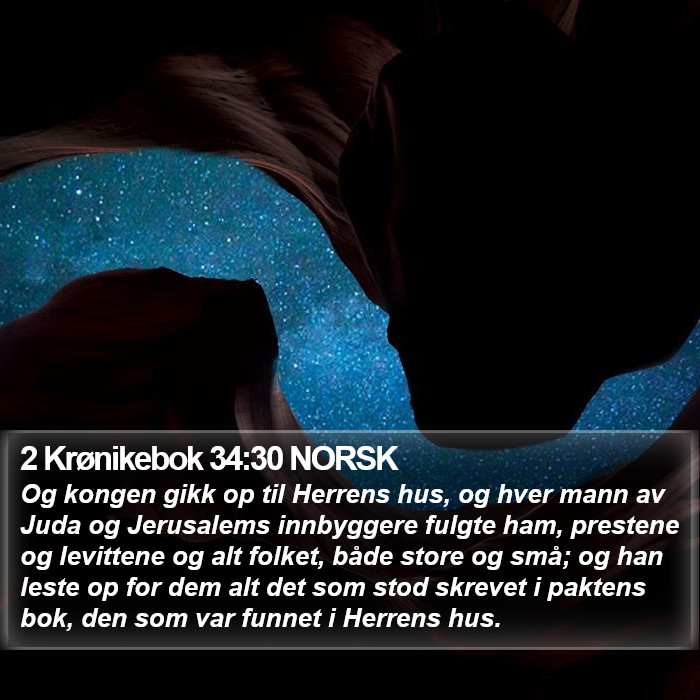 2 Krønikebok 34:30 NORSK Bible Study