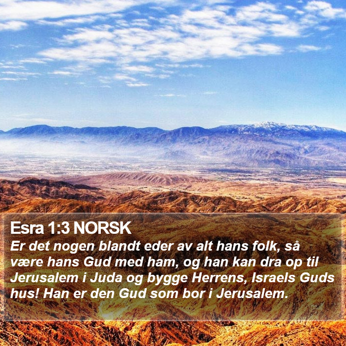 Esra 1:3 NORSK Bible Study