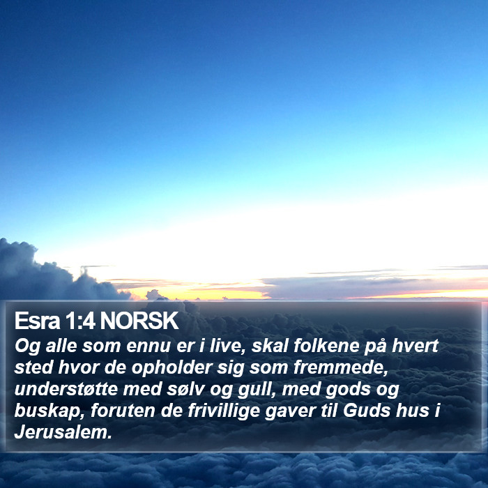 Esra 1:4 NORSK Bible Study