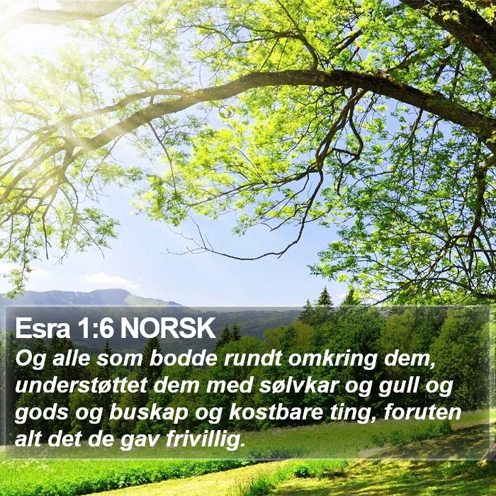 Esra 1:6 NORSK Bible Study