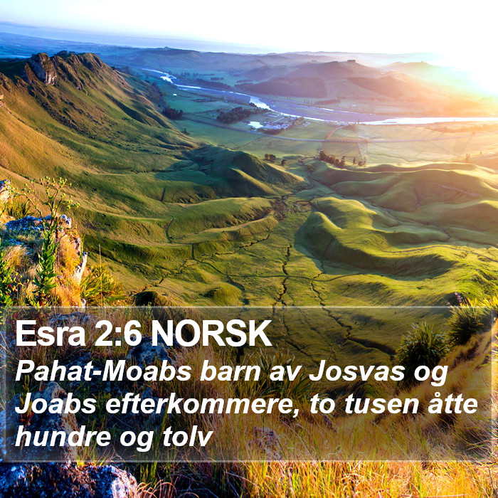 Esra 2:6 NORSK Bible Study