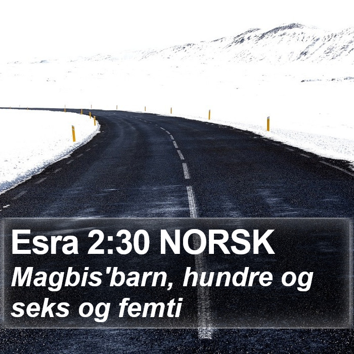 Esra 2:30 NORSK Bible Study