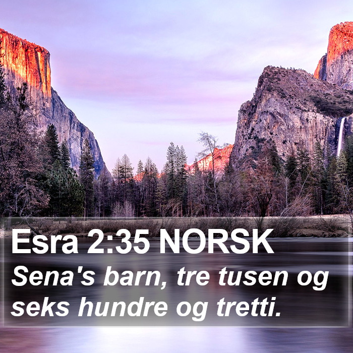 Esra 2:35 NORSK Bible Study