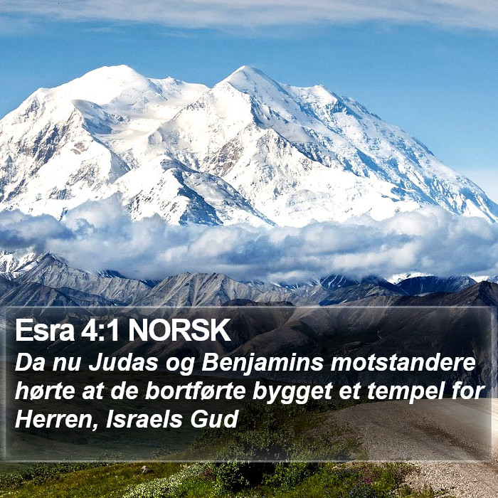 Esra 4:1 NORSK Bible Study