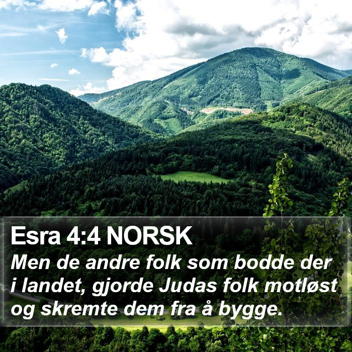 Esra 4:4 NORSK Bible Study