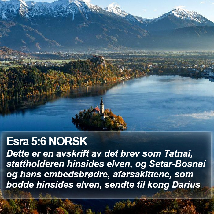 Esra 5:6 NORSK Bible Study