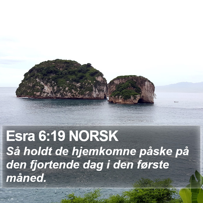 Esra 6:19 NORSK Bible Study