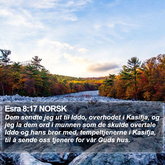 Esra 8:17 NORSK Bible Study