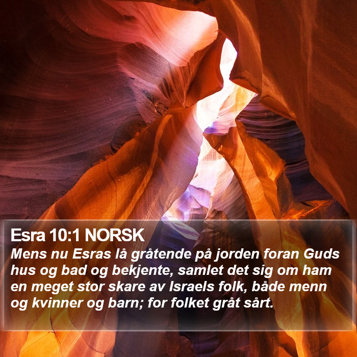Esra 10:1 NORSK Bible Study
