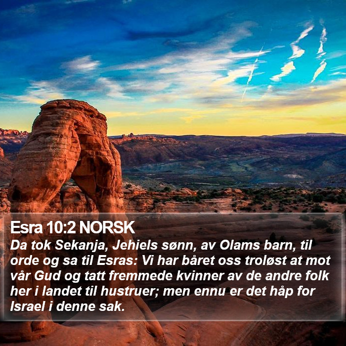 Esra 10:2 NORSK Bible Study