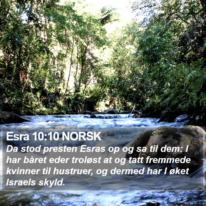 Esra 10:10 NORSK Bible Study